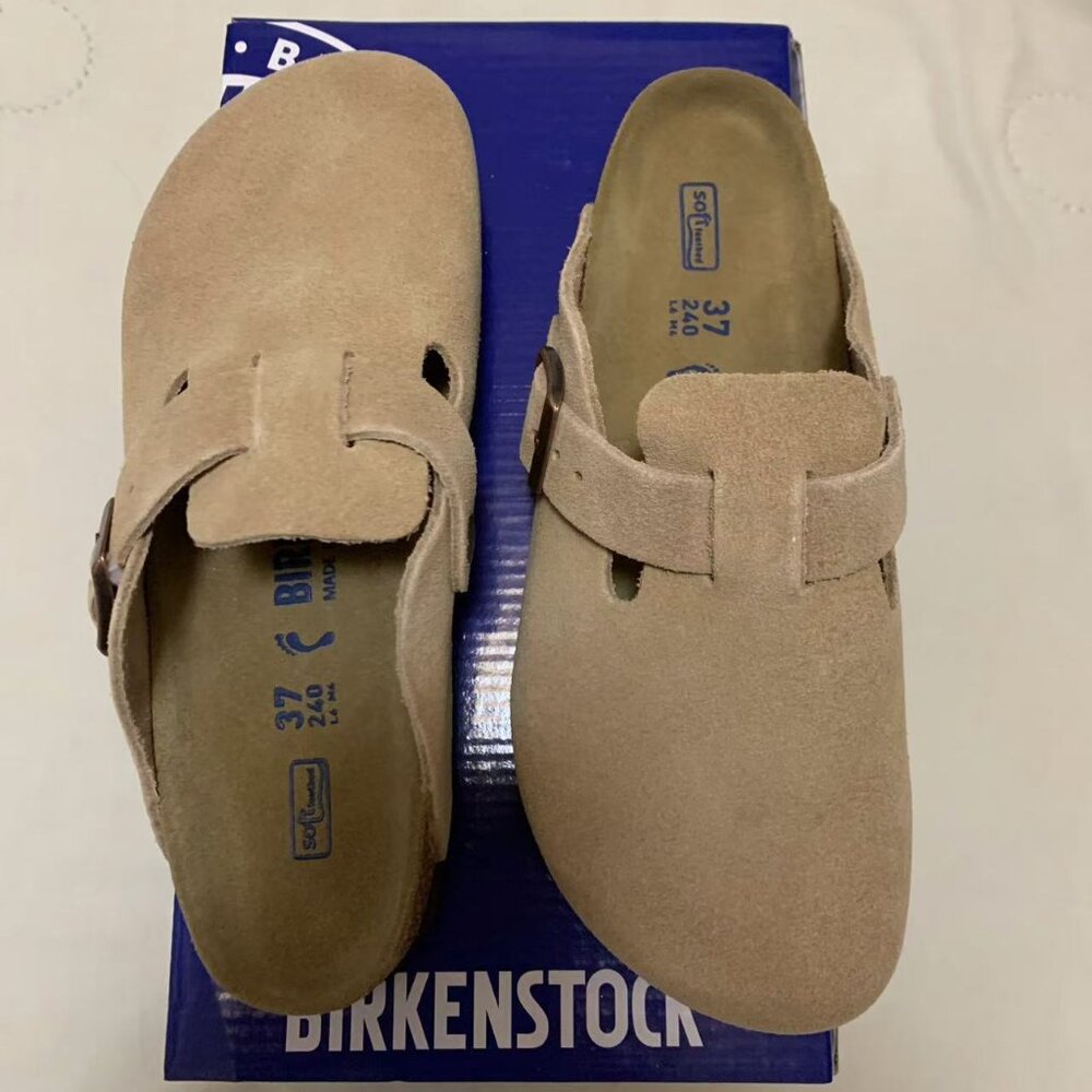 Birkenstock Boston Cream Women's Sandals Narrow - Picture 5 of 6